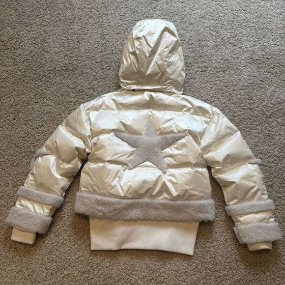 BOGNER Mia shearling-trimmed down ski jacket Women’s US 4 - Picture 15 of 16